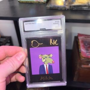 GCG x Nifty Slabs Graded NFT Gutter Rat with the creators of GCG Signature